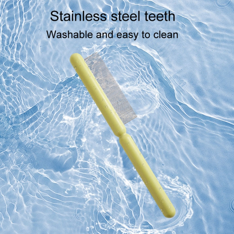 Cats And Dogs Long Hair Knotting Brush Pets Stainless Steel Detangling Comb