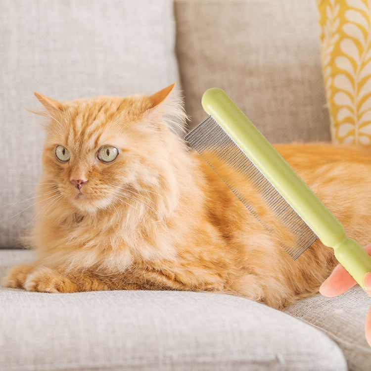 Cats And Dogs Long Hair Knotting Brush Pets Stainless Steel Detangling Comb