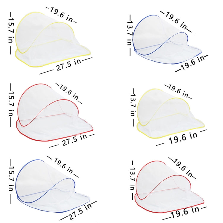 Installation-free Folding Portable Travel Insect-proof Mesh Cover Head Mini Mosquito Net