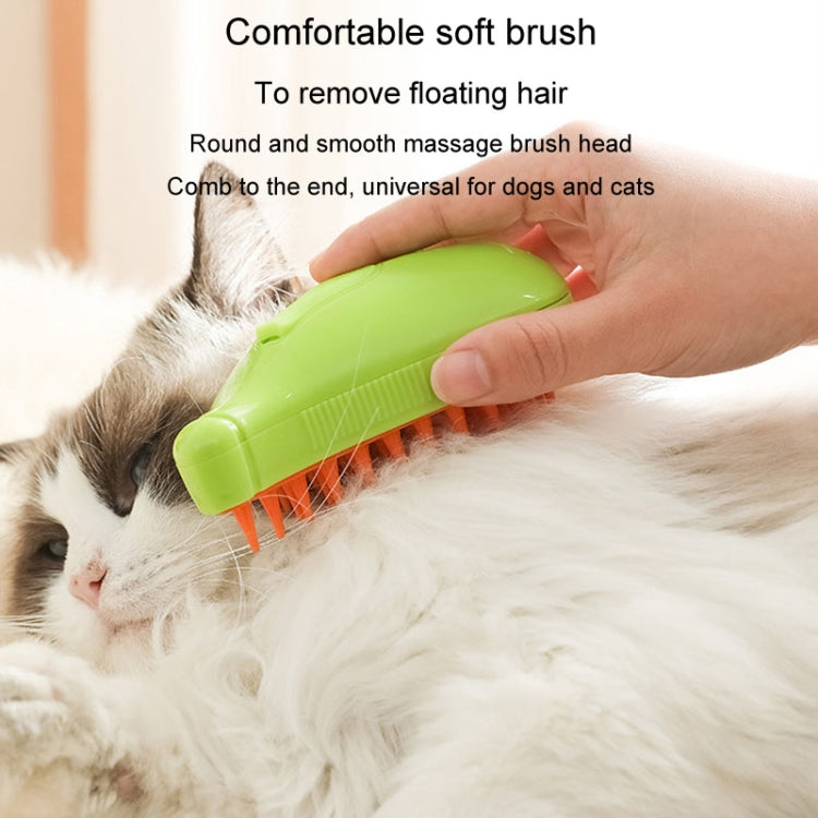 Banana Shape Pet Spray Massage Comb Electrical Cleaning Brush Hair Removal Comb For Dogs And Cats