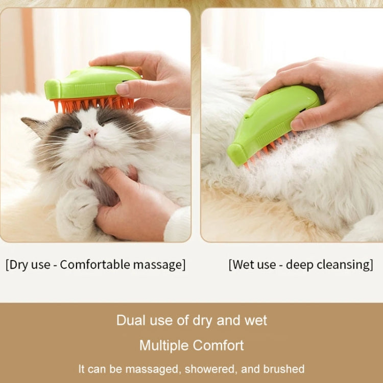 Banana Shape Pet Spray Massage Comb Electrical Cleaning Brush Hair Removal Comb For Dogs And Cats