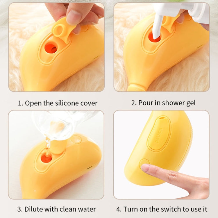 Banana Shape Pet Spray Massage Comb Electrical Cleaning Brush Hair Removal Comb For Dogs And Cats