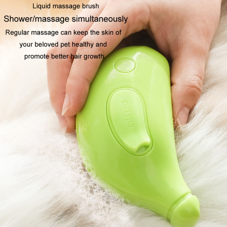 Banana Shape Pet Spray Massage Comb Electrical Cleaning Brush Hair Removal Comb For Dogs And Cats