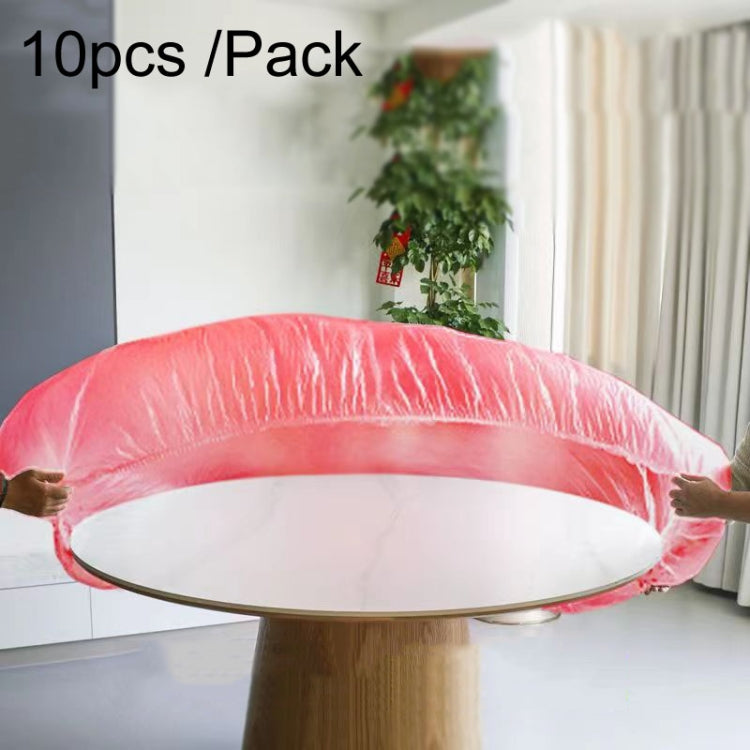 Disposable Elastic Bunching Tablecloth Household Table Thickened PE Non-Washable Waterproof Oilproof Tablecloth