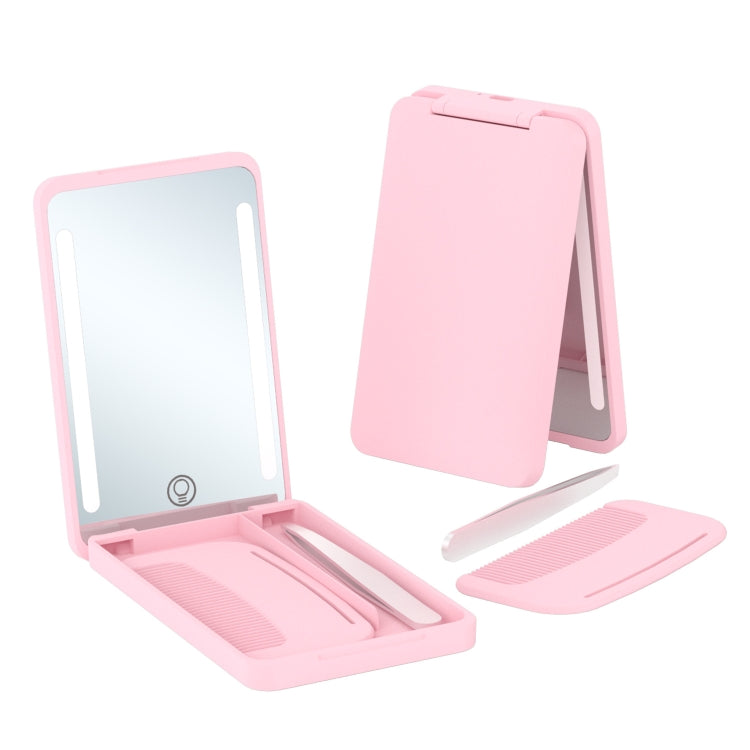 LED Cosmetic Mirror Rechargeable Smart Fill Light Travel Portable Set