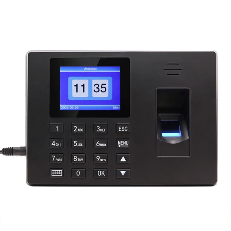 Fingerprint Recognition Voice Broadcast Smart Report Generation Attendance Machine