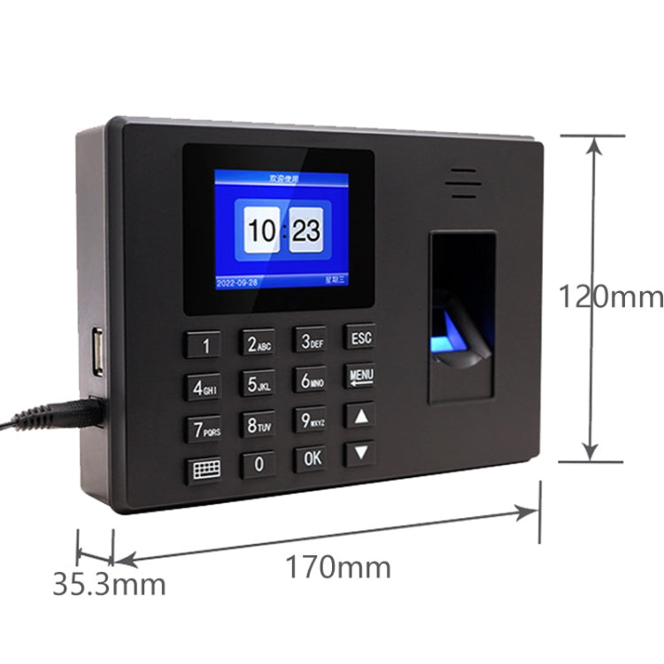 Fingerprint Recognition Voice Broadcast Smart Report Generation Attendance Machine