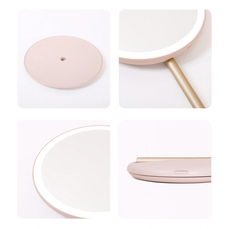 H-M-02 12 LEDs Portable Charging Magnetic Folding Travel Light Makeup Mirror