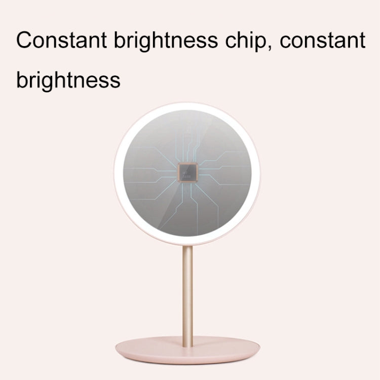 H-M-02 12 LEDs Portable Charging Magnetic Folding Travel Light Makeup Mirror