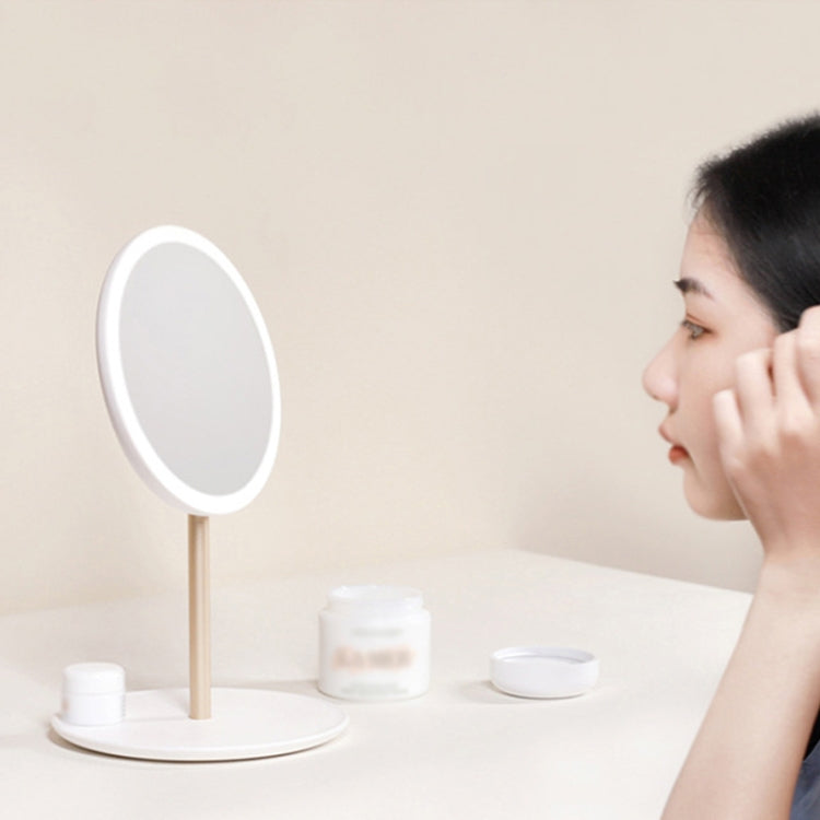 H-M-02 12 LEDs Portable Charging Magnetic Folding Travel Light Makeup Mirror