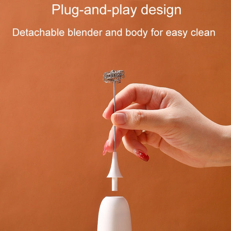 Cordless Handheld Milk And Coffee Frother Household Small Baking Mixing Tool