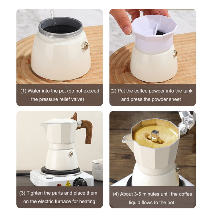 Dual Valve Mocha Pot Espresso Machine Outdoor Coffee Brewing Pot Extraction Tool