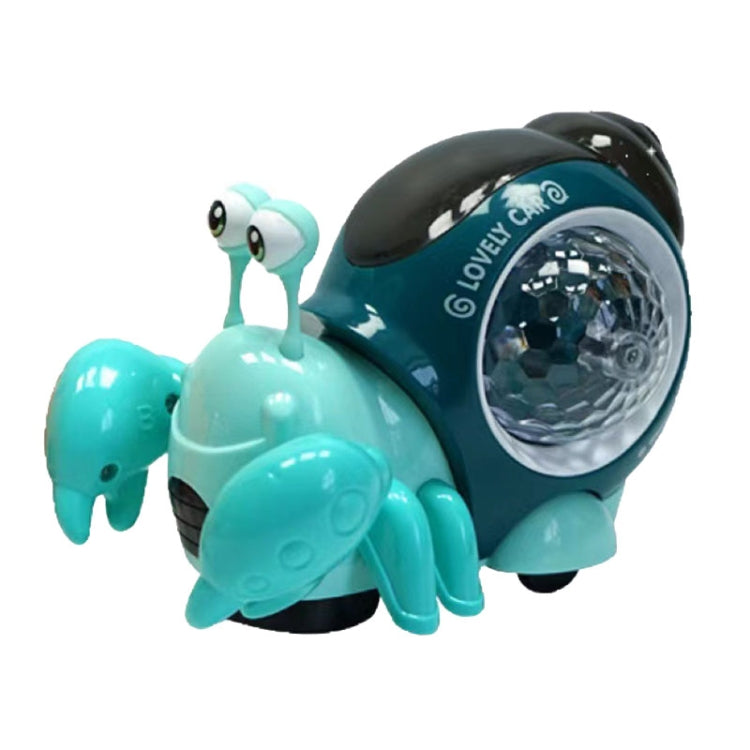 Crawling Hermit Crab Educational Electrical Toys Universal Music Light Projection Cartoon Children Toys