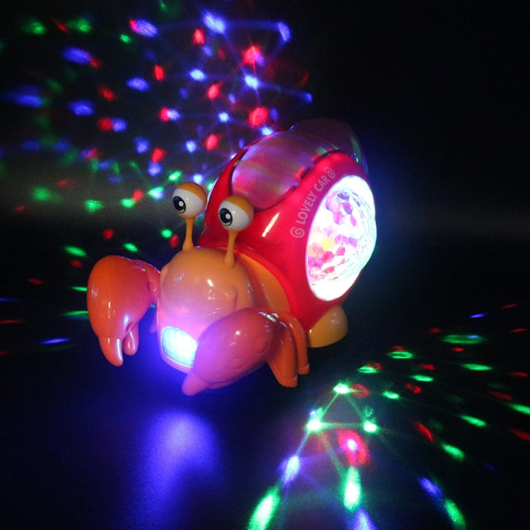 Crawling Hermit Crab Educational Electrical Toys Universal Music Light Projection Cartoon Children Toys
