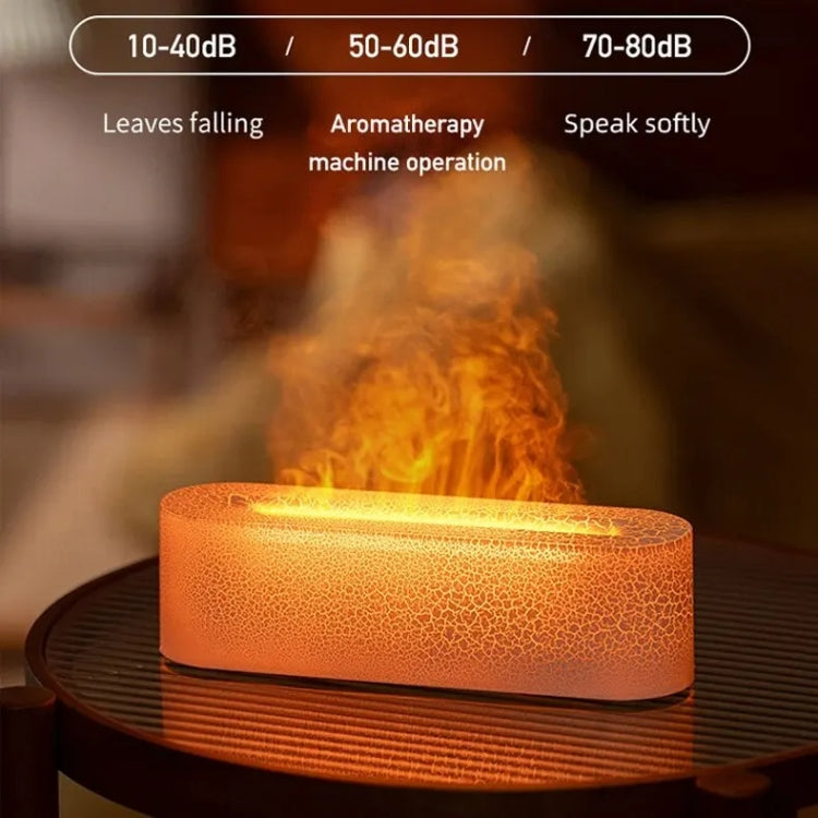 Lava Flame Aromatherapy Machine Air Atomizing Humidifier With Colorful Light