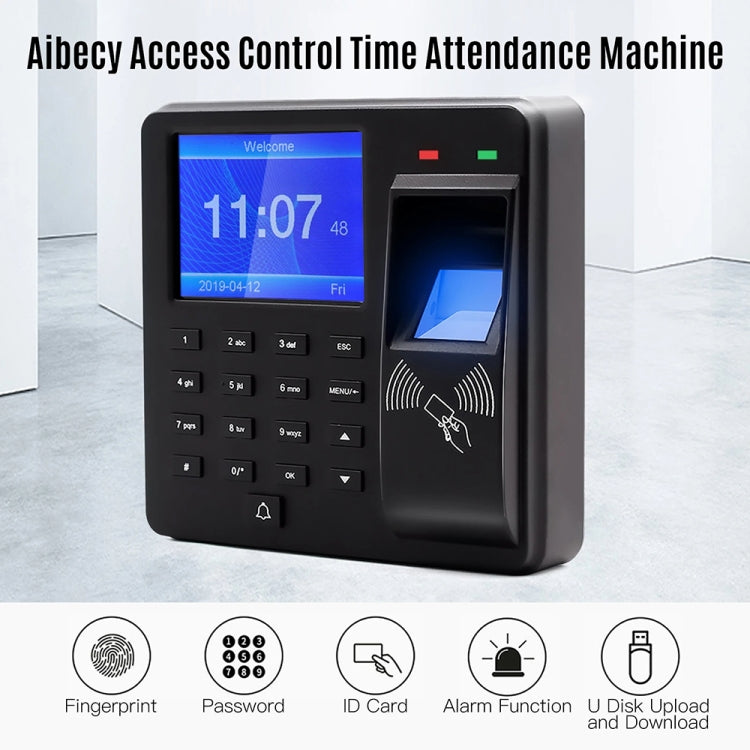 M10 Smart ID Card Recognition Fingerprint Access Control All-in-one Attendance Machine