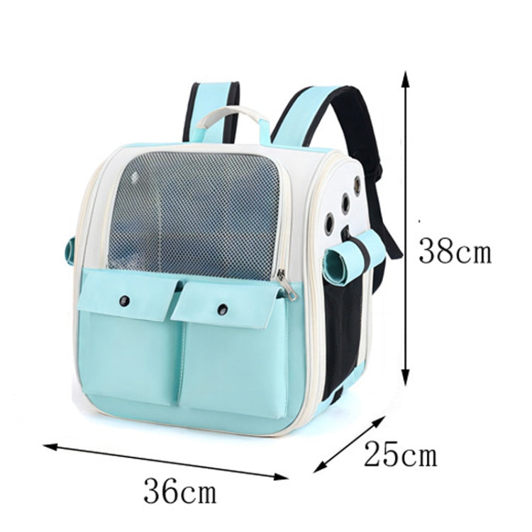 Breathable Square Cat Backpack Foldable Outdoor Portable Pet Bag