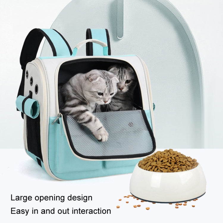 Breathable Square Cat Backpack Foldable Outdoor Portable Pet Bag