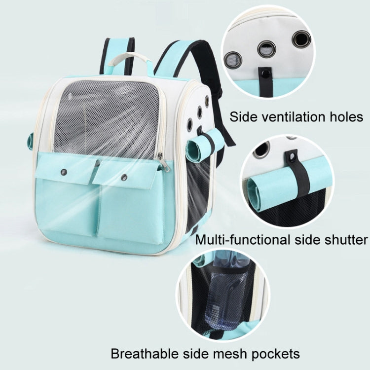 Breathable Square Cat Backpack Foldable Outdoor Portable Pet Bag