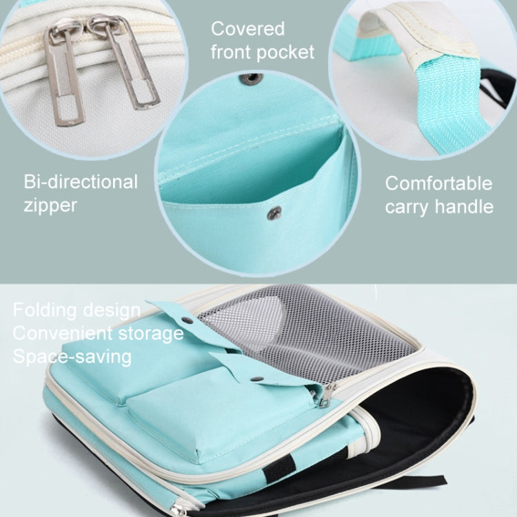 Breathable Square Cat Backpack Foldable Outdoor Portable Pet Bag