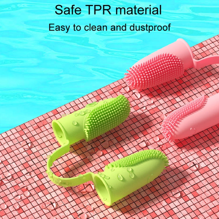 2pcs Pet Teeth Cleaning Dual Finger Toothbrush Dogs And Cats Oral Cleaning Tools