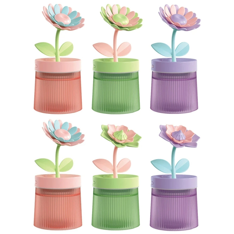 Flower Spray Hhydrating Colorful Atmosphere Light USB Aromatherapy Humidifier