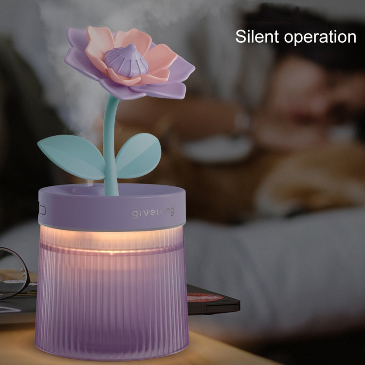 Flower Spray Hhydrating Colorful Atmosphere Light USB Aromatherapy Humidifier