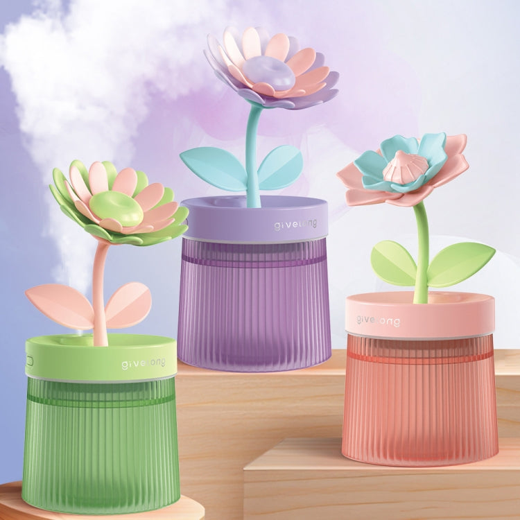Flower Spray Hhydrating Colorful Atmosphere Light USB Aromatherapy Humidifier
