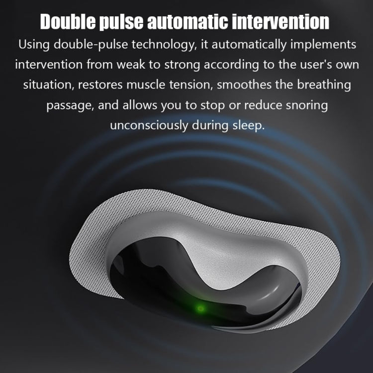 QC1003 TENS+EMA Mini Smart Magnetic Charging Anti-snoring Device