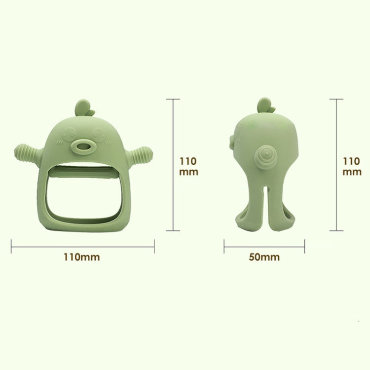 Cute Ducks Teething Toys Baby Infant Teething Pacifying Silicone Toothpick