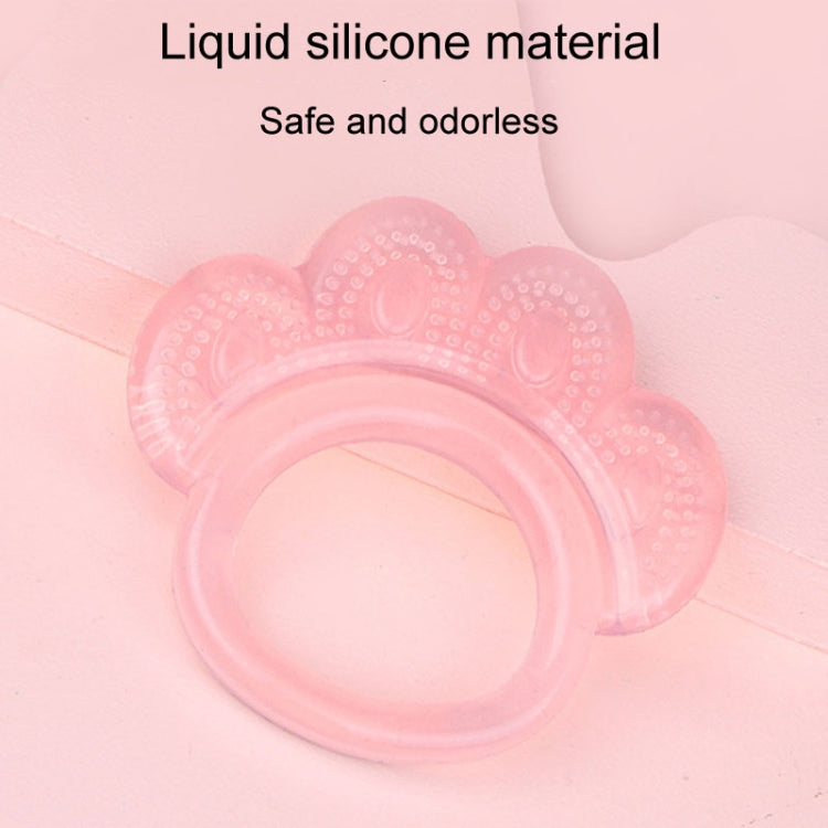 Baby Teething Stick Toys Childrens Silicone Bear Paw Bites With Storage Box