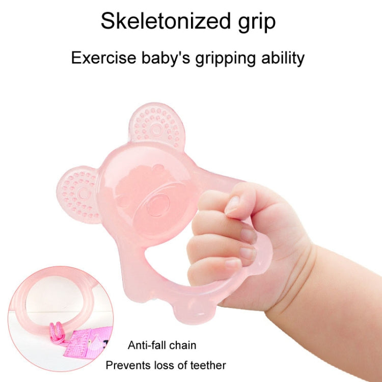 Baby Teething Stick Toys Childrens Silicone Bear Bites With Storage Box