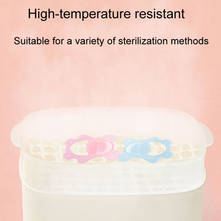 Baby Teething Stick Toys Childrens Silicone Bear Bites With Storage Box