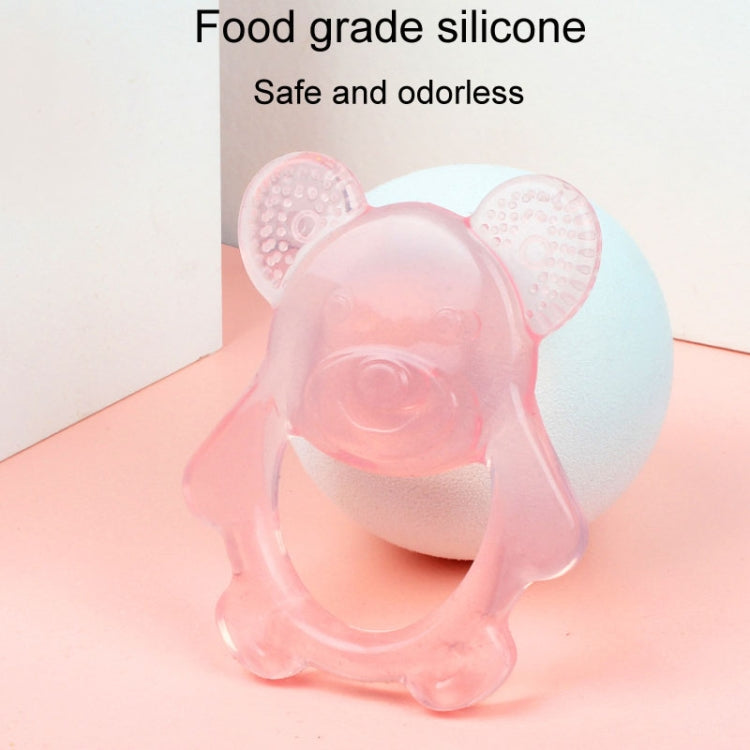 Baby Teething Stick Toys Childrens Silicone Bear Bites With Storage Box