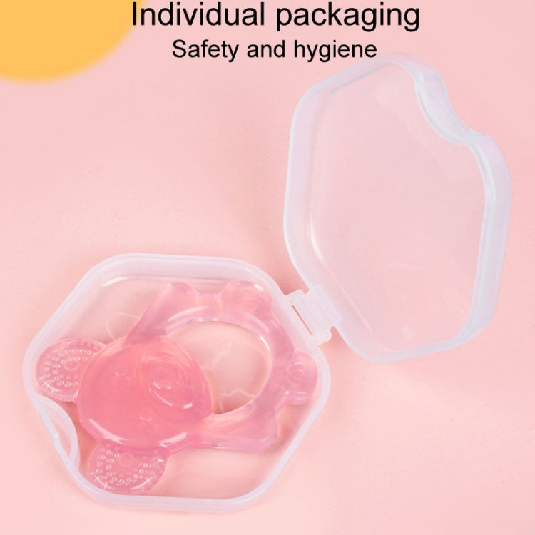 Baby Teething Stick Toys Childrens Silicone Bear Bites With Storage Box