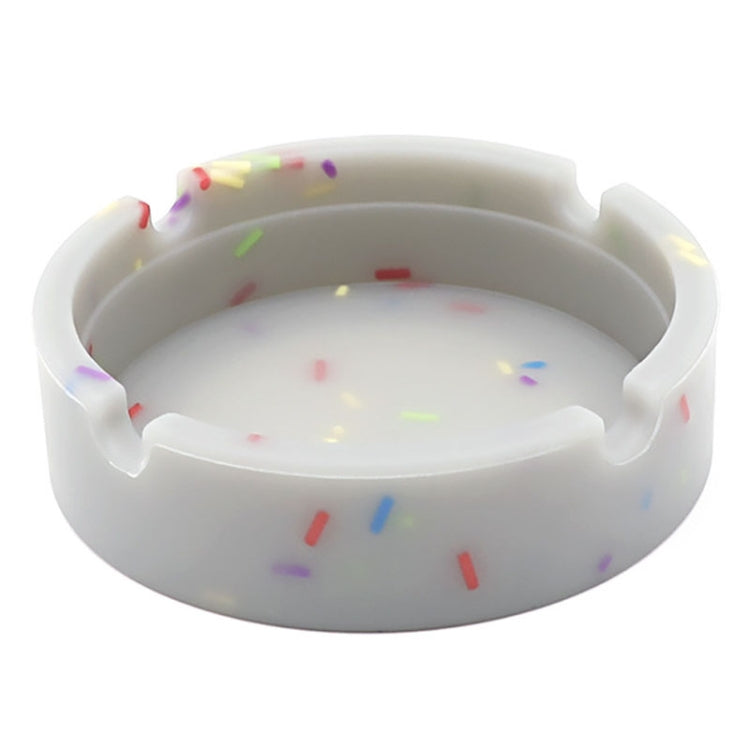 Round Silicone Luminous Ashtray Fluorescent Car Ashtray