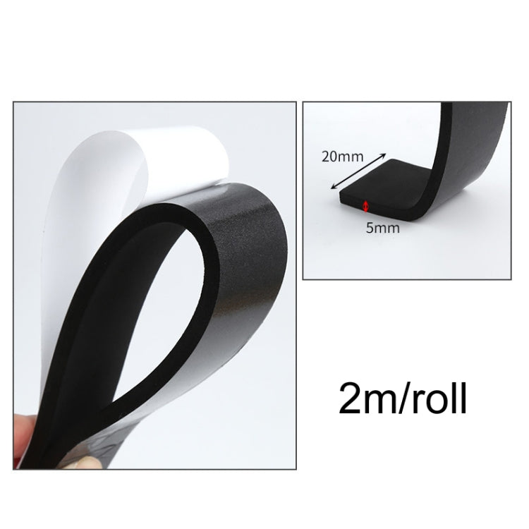 Foam Strips With Adhesive High Density Foam Closed Cell Tape Seal For Doors And Windows