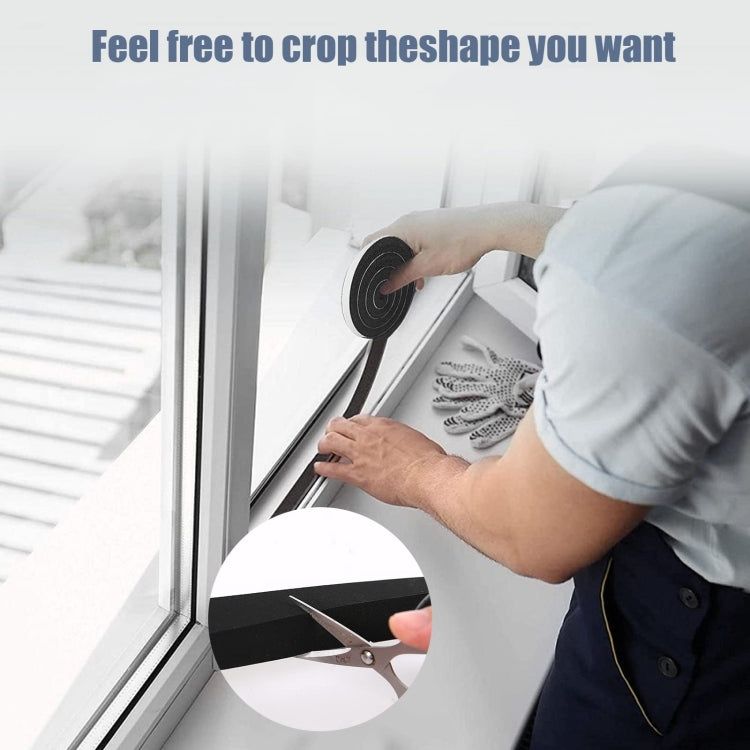 Foam Strips With Adhesive High Density Foam Closed Cell Tape Seal For Doors And Windows