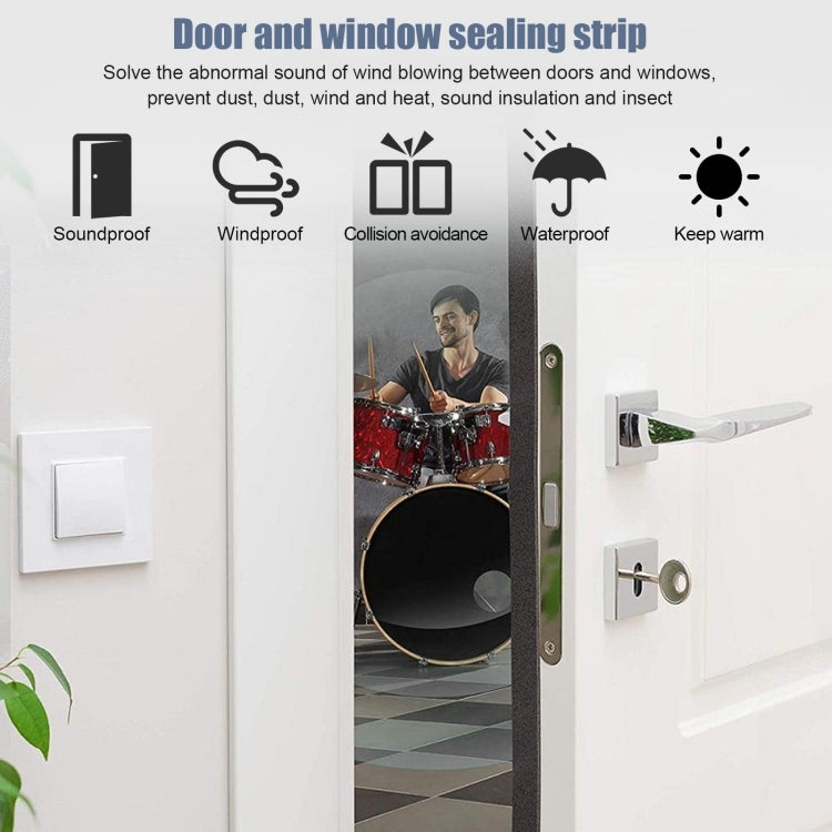 Foam Strips With Adhesive High Density Foam Closed Cell Tape Seal For Doors And Windows