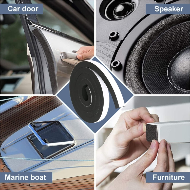 Foam Strips With Adhesive High Density Foam Closed Cell Tape Seal For Doors And Windows