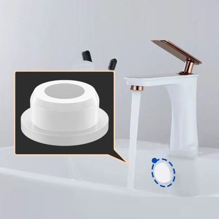 20pcs Universal Wash Basin Overflow Hole Push-type Plug Cap