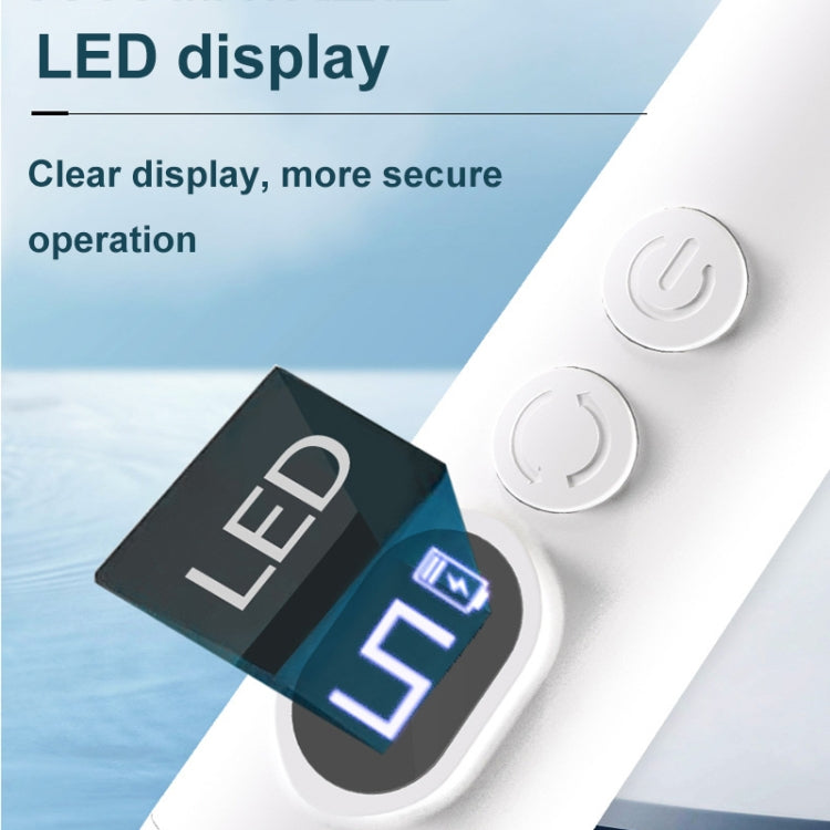 HX-10 LED Digital Display Multifunctional Nail Polisher Polishing and Exfoliating Manicure Tools