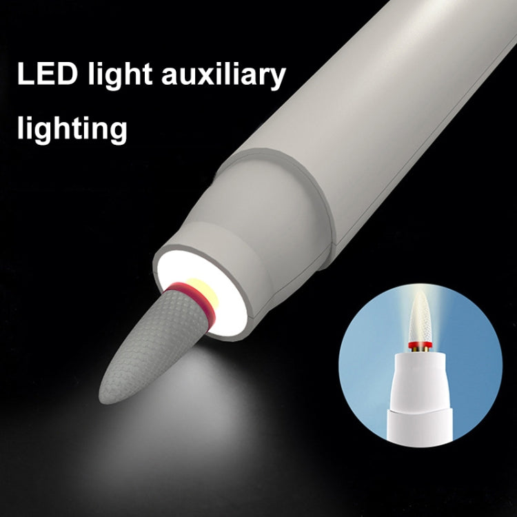 HX-10 LED Digital Display Multifunctional Nail Polisher Polishing and Exfoliating Manicure Tools