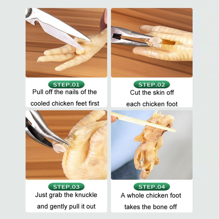 Chicken Claw Boning Tool Boning Knife Chicken Feet Bone Removal Pliers