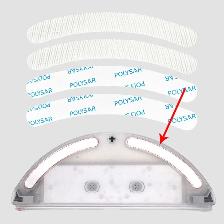 For Xiaomi/Roborock Sweeper T4/T6/T7 PRO/P5/S50 Water Tank Fixing Sticker