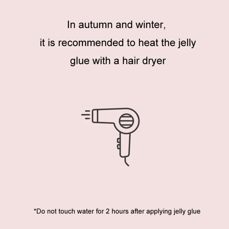 24pcs/box Handmade Nail Glitter Nail Jelly Glue Finished Patch