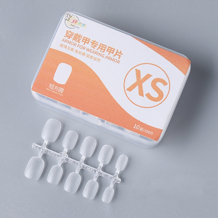 10pairs Of 100pcs/Box Frosted False Nails Artificial Tip