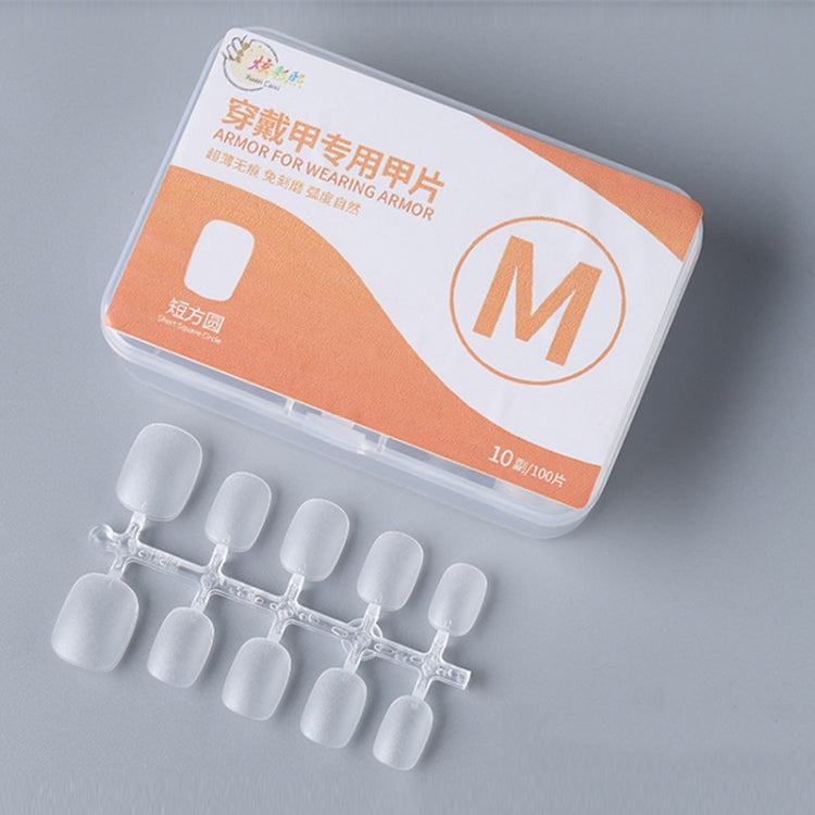 10pairs Of 100pcs/Box Frosted False Nails Artificial Tip