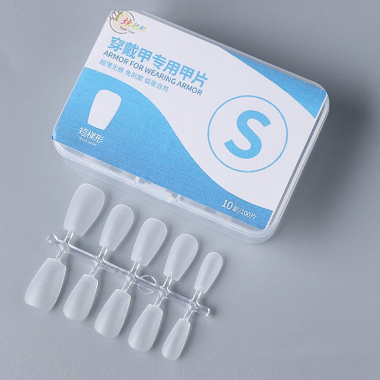 10pairs Of 100pcs/Box Frosted False Nails Artificial Tip