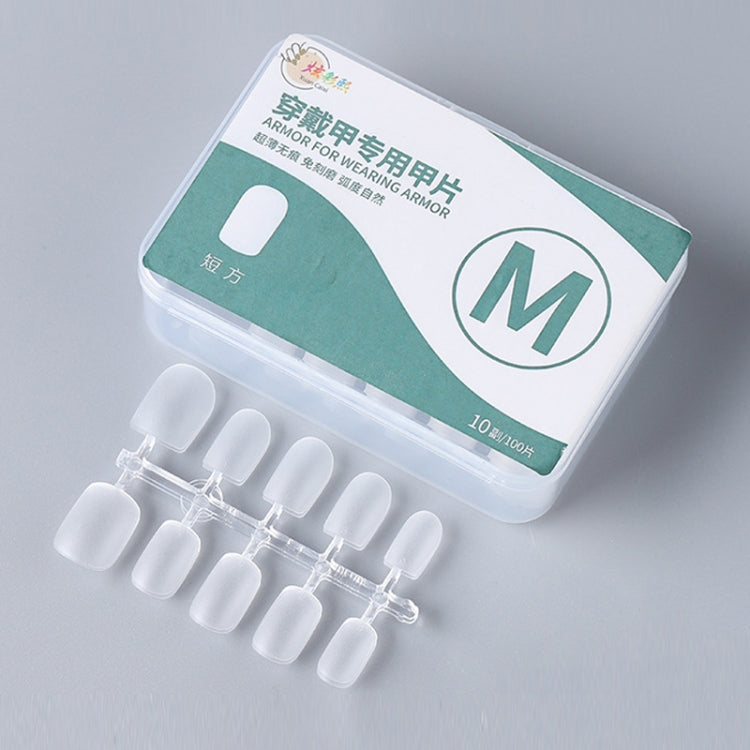 10pairs Of 100pcs/Box Frosted False Nails Artificial Tip